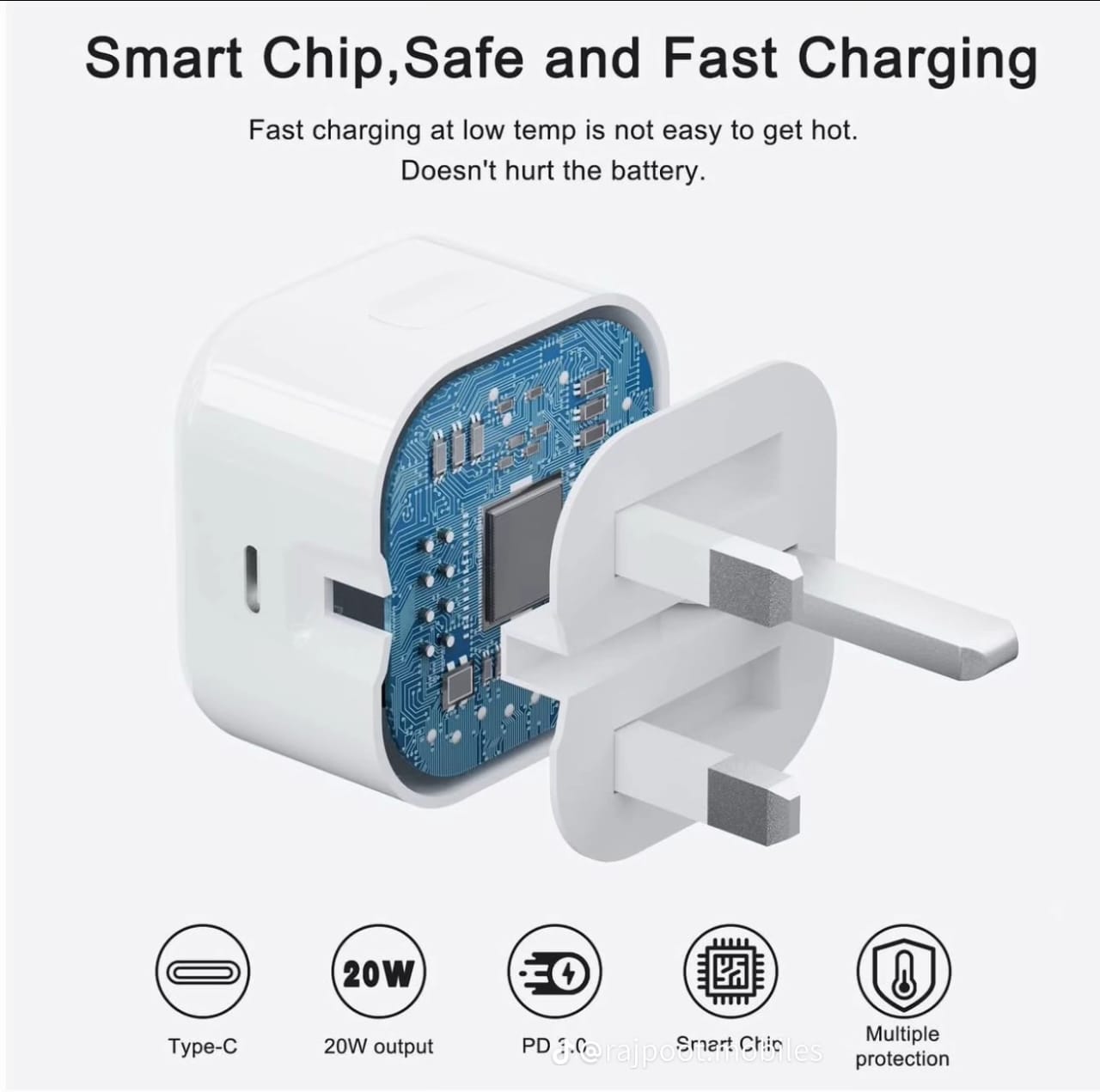 Iphone 20W  3 Pin-Adapter