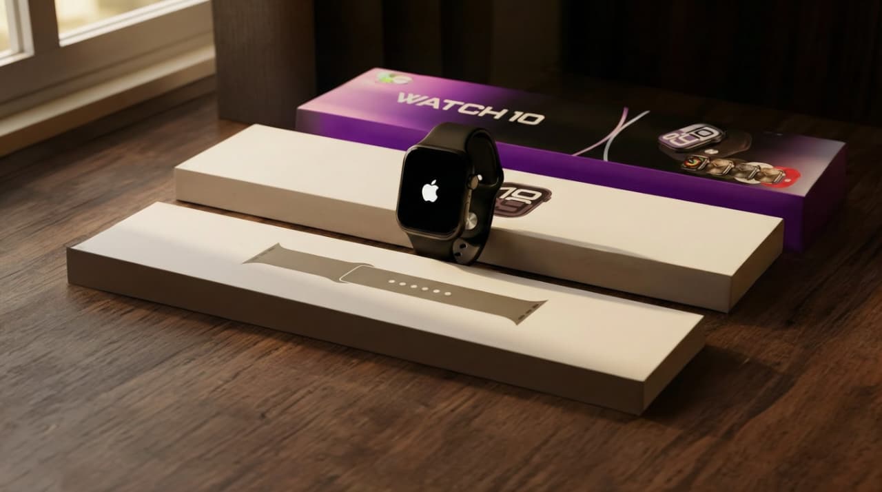 Series 10 Watch With Apple Logo
