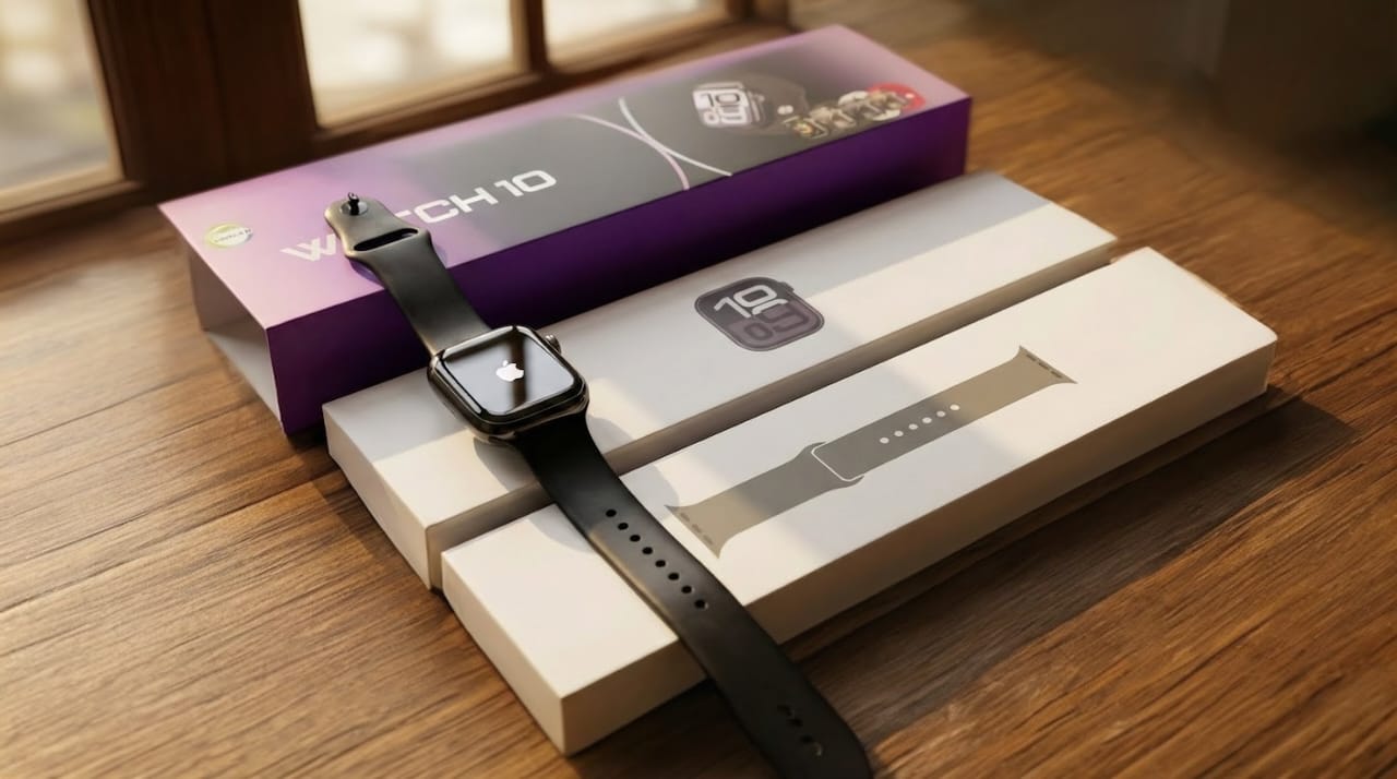 Series 10 Watch With Apple Logo