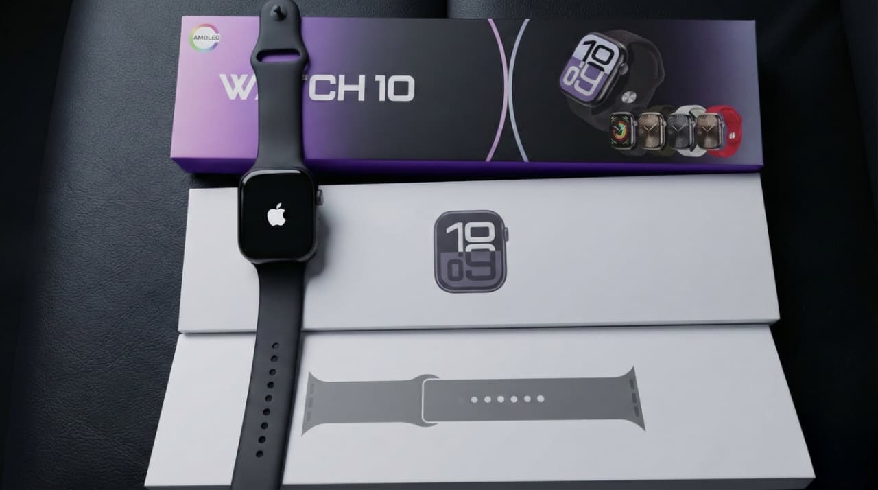Series 10 Watch With Apple Logo