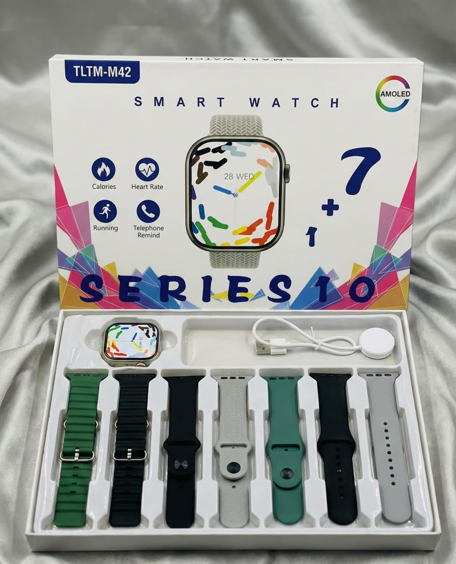 Series 10 Smart Watch with 7 Straps
