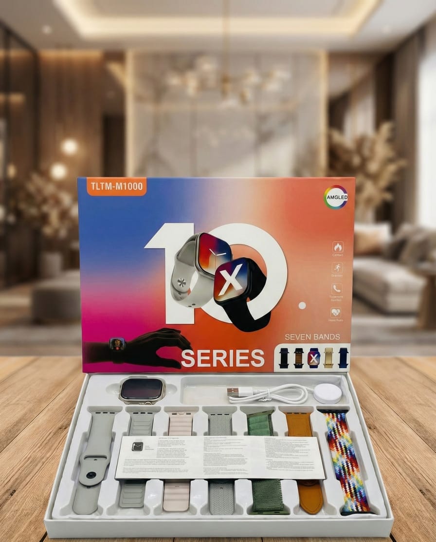 Series 10 Smart Watch with 7 Straps