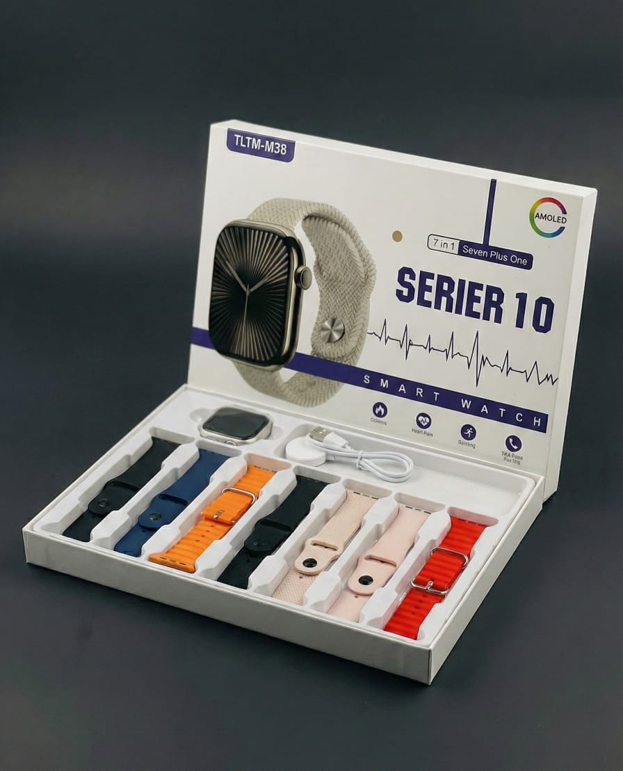 Series 10 Smart Watch with 7 Straps