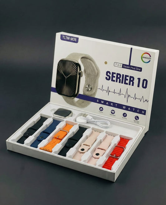 Series 10 Smart Watch with 7 Straps